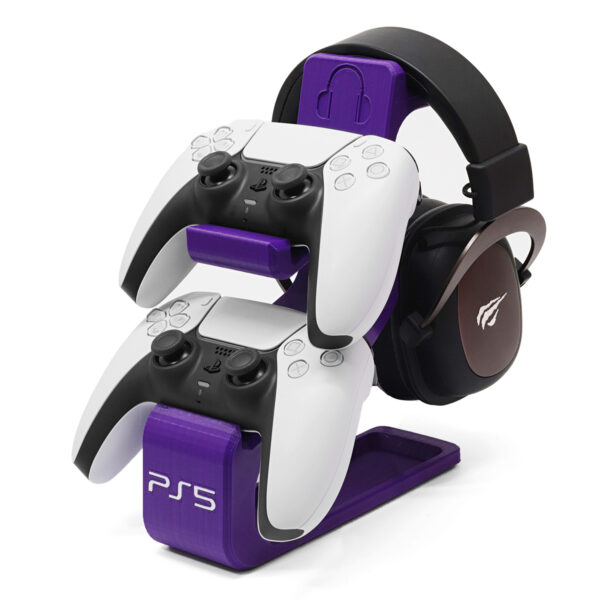 Suporte para dois controles de Ps5 e fone - Image 5