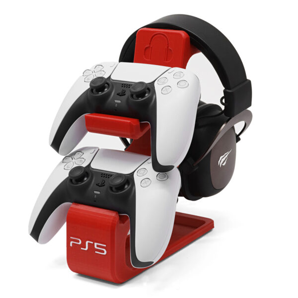 Suporte para dois controles de Ps5 e fone - Image 6