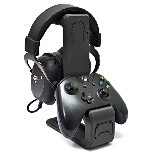 Suporte para um controle de xbox e fone/headset