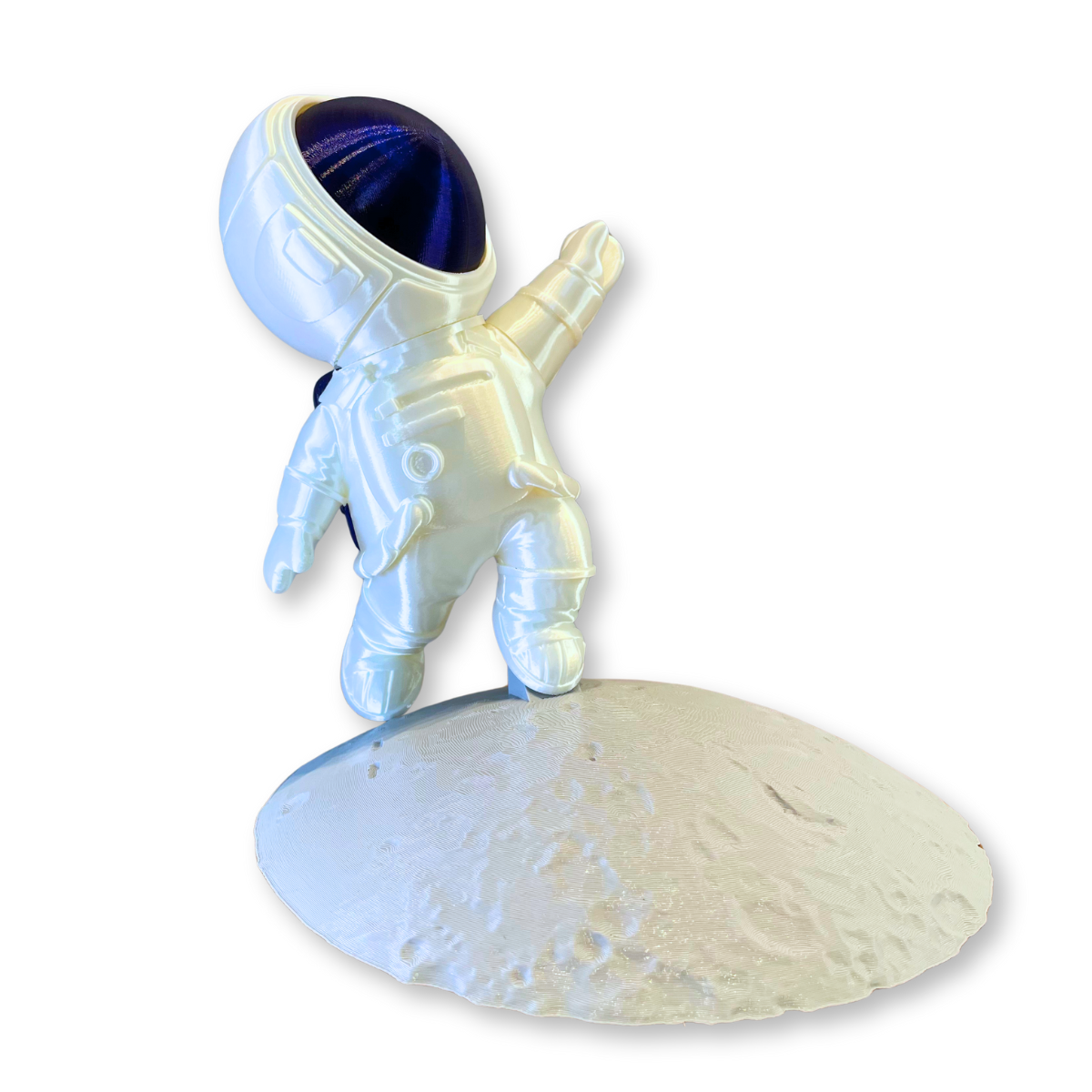 Astronauta na lua – Decoração para estante ou mesa
