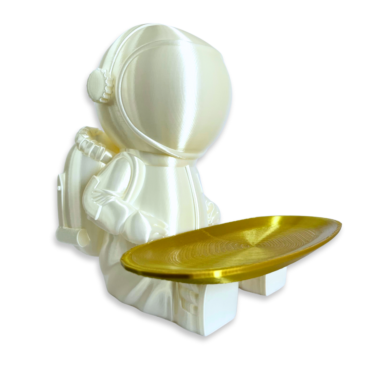 Astronauta com bandeja porta objetos – Decoração