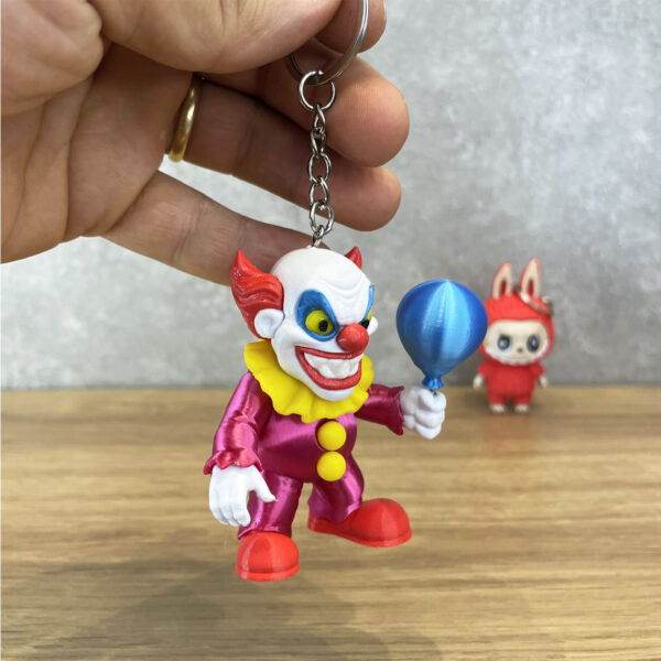 Chaveiro Palhaço Assustador – Decoração / Mochila / Chaves - Image 3