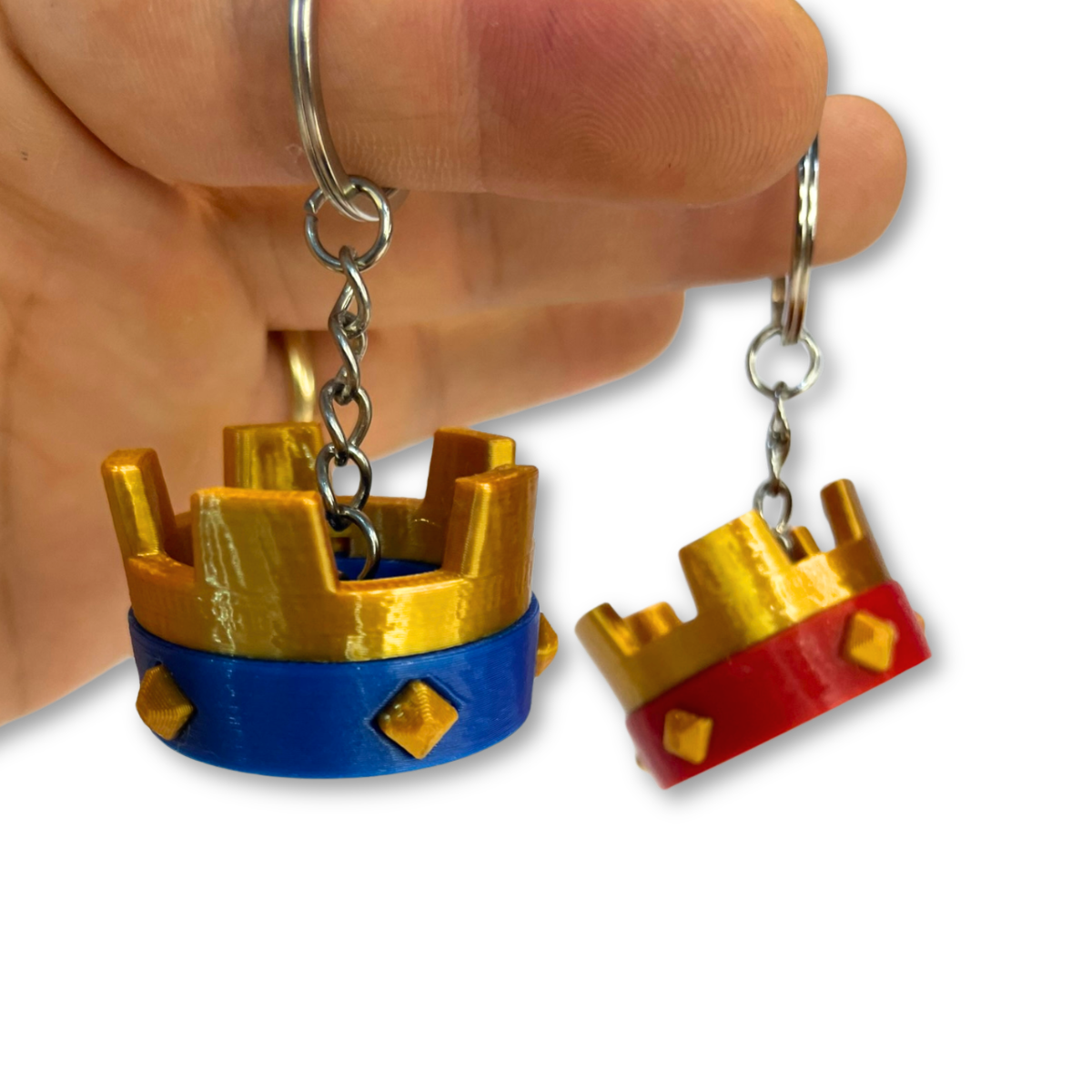 Chaveiro Coroas Clash Royale | Geek | Colecionável – inspirado no jogo royale