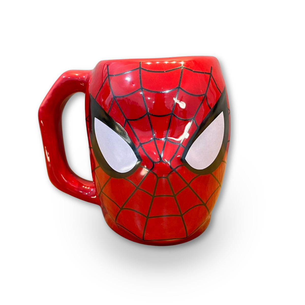 Caneca Homem-Aranha 400ml Formato Cabeça – Porcelana Premium – Geek