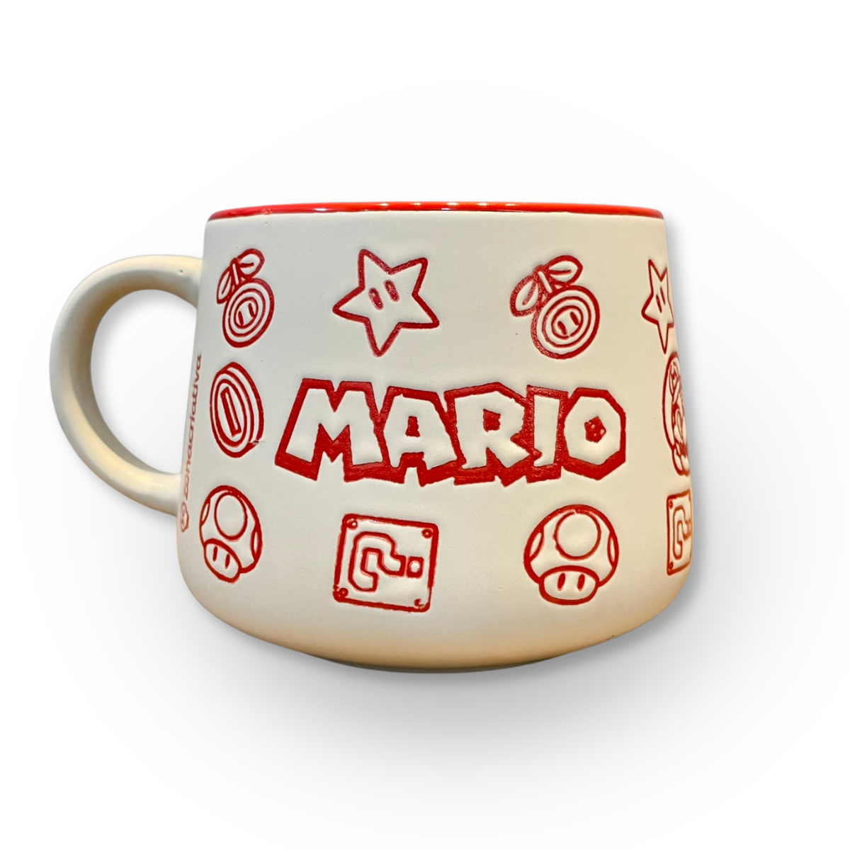 Caneca  Mario 500ml Cerâmica – Caneca Moma – Geek Gamer Clássica Premium