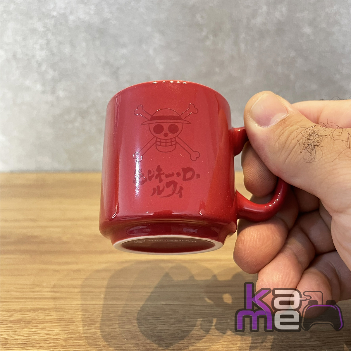 Caneca One Piece Luffy 100ml Vermelha – Cerâmica Geek – Tina