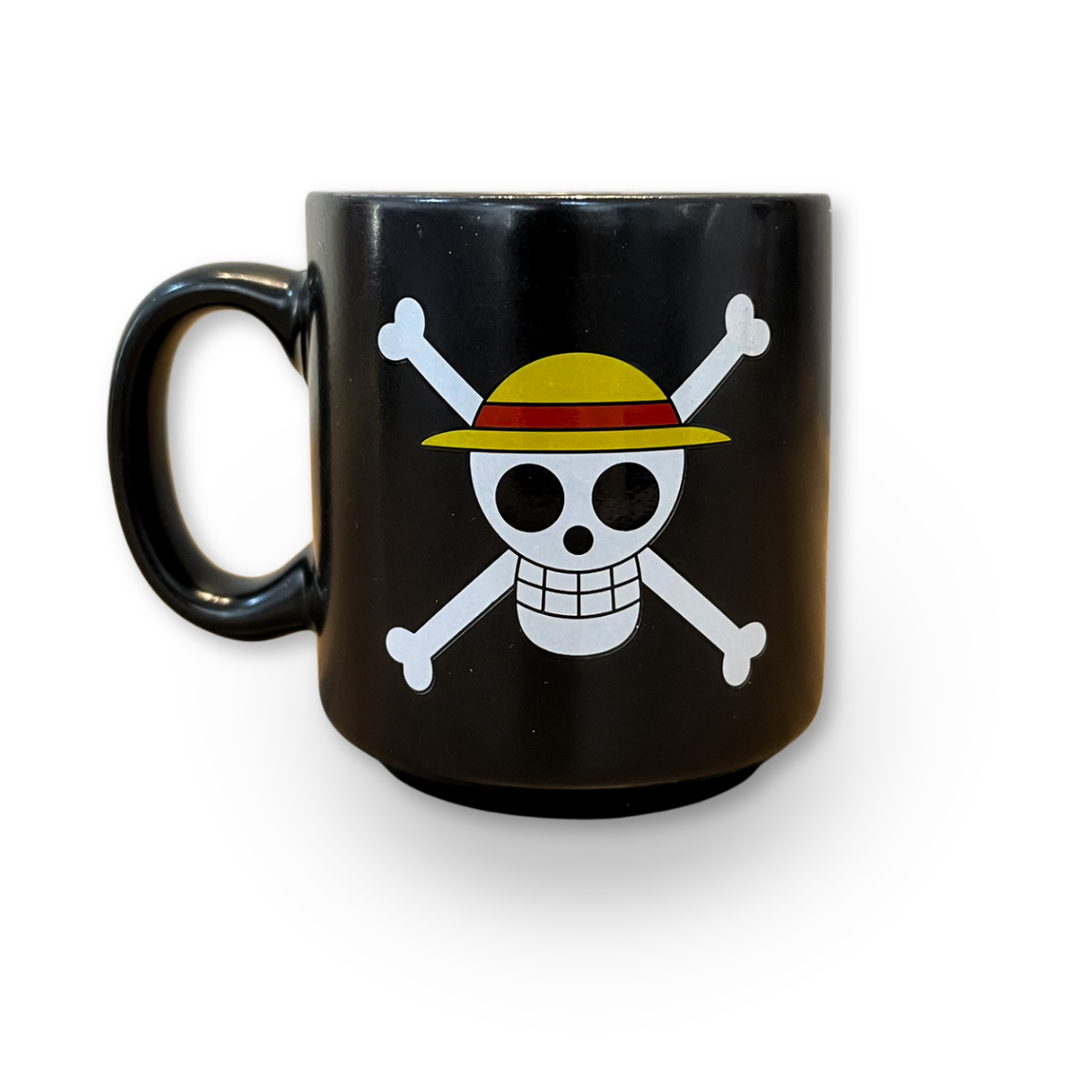 Caneca One Piece 100ml Caveira – Preta – Cerâmica Geek – Tina