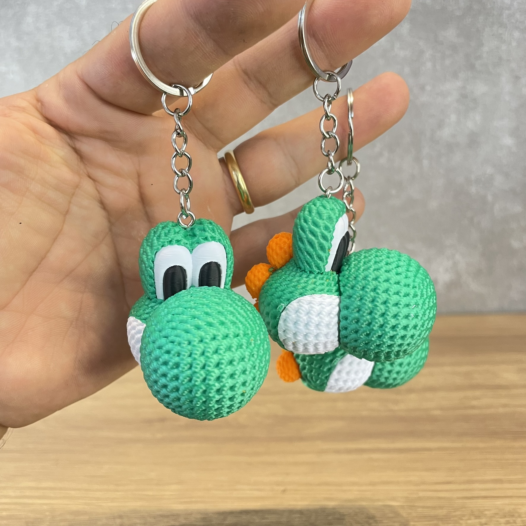 Chaveiro do Yoshi - Dinossauro Verde – Geek - Mário - Imagem 2