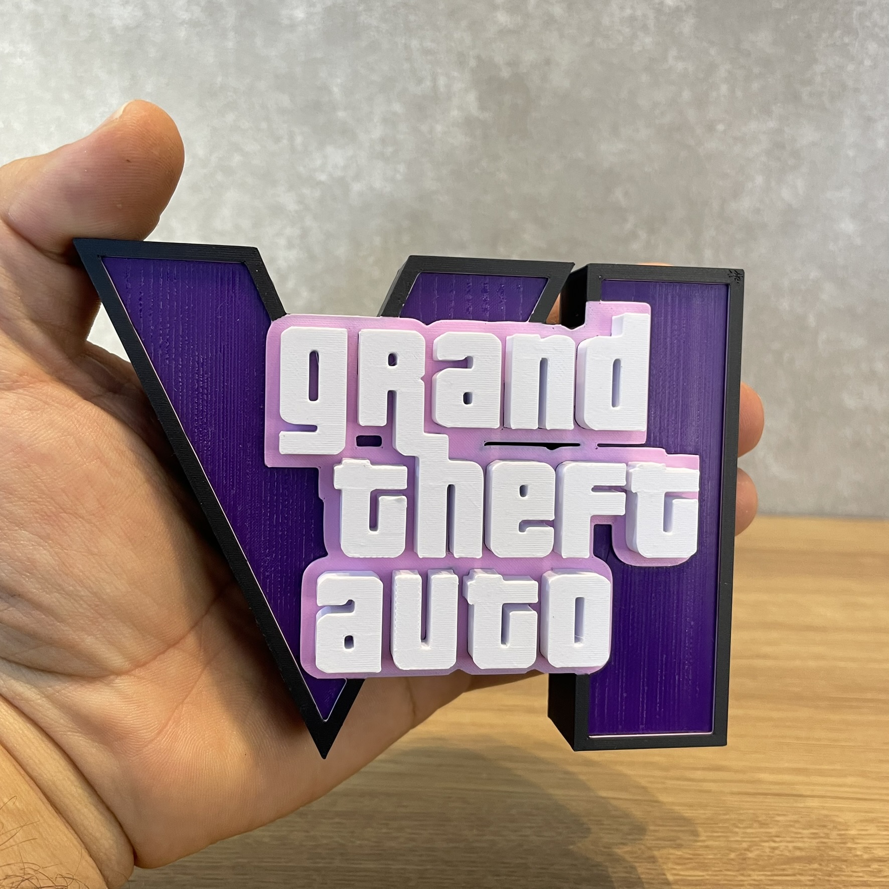 Decoração GTA 6 de Bancada – Geek Gamer Setup