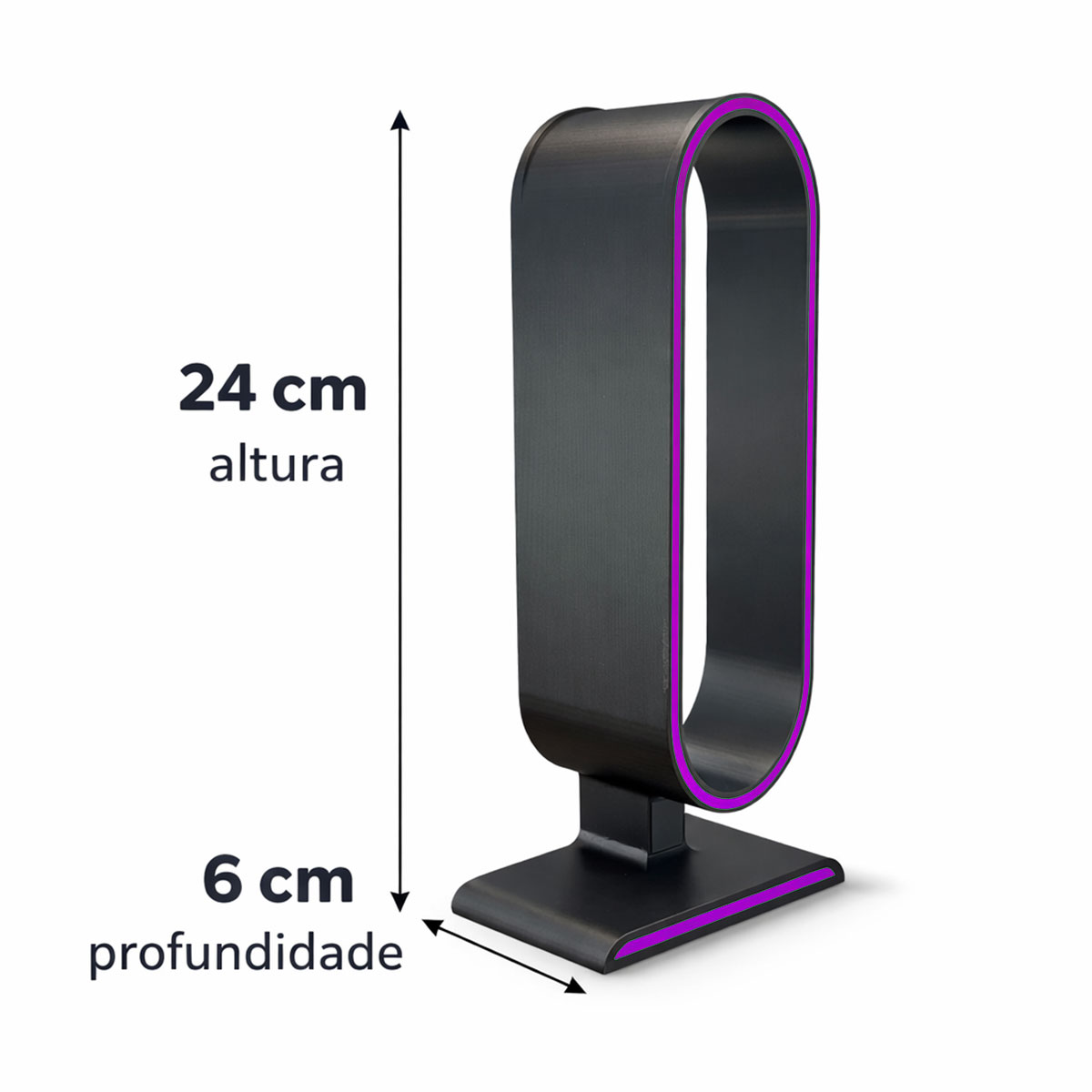 Suporte para Fone Headset Gamer Organizador de Mesa Setup Universal - Imagem 6